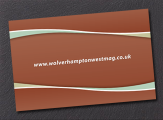 Wolverhampton West Magazine Business Card - Back